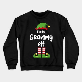 I'm The Grammy Elf Family Matching Christmas Pajama Gifts Crewneck Sweatshirt